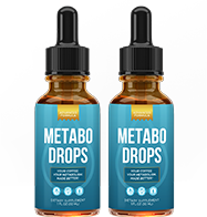Two bottles of Metabo Drops